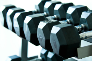 Free weights for strength training