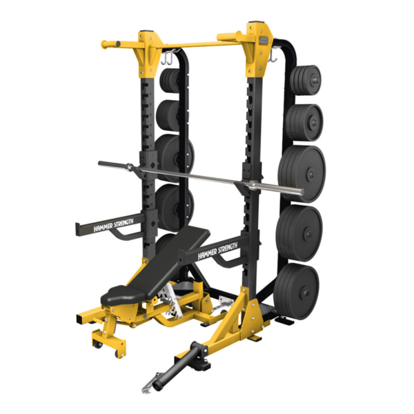 Hammer Strength HD Elite Multi Half Rack Used Gym Equipment