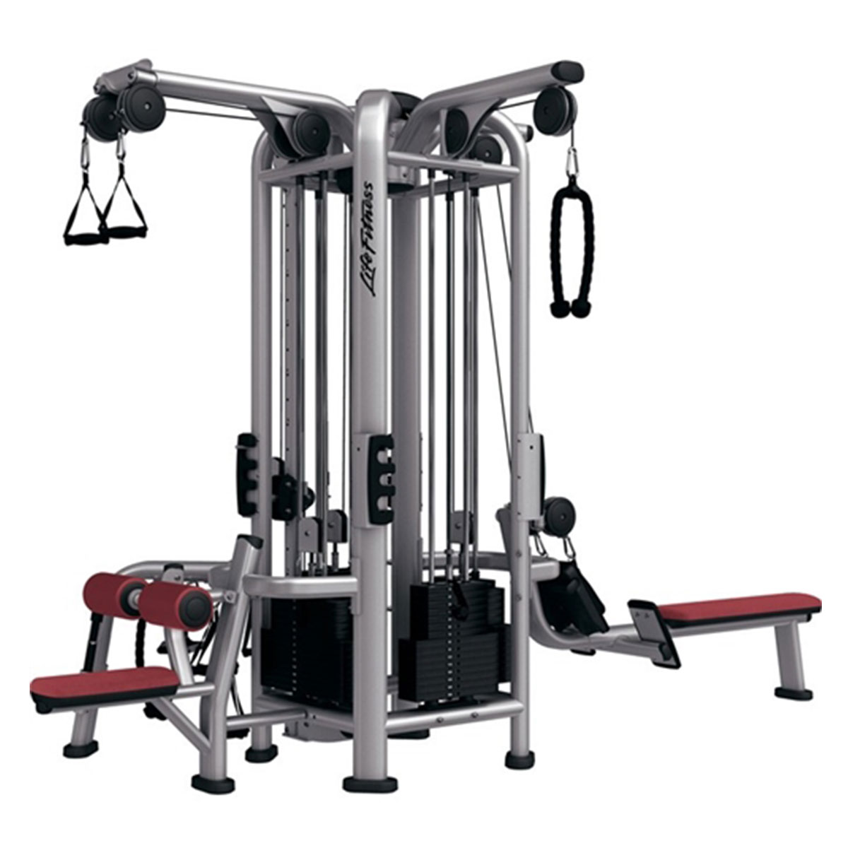 Life Fitness Signature 4 Stack Multi Station Used Gym Equipment