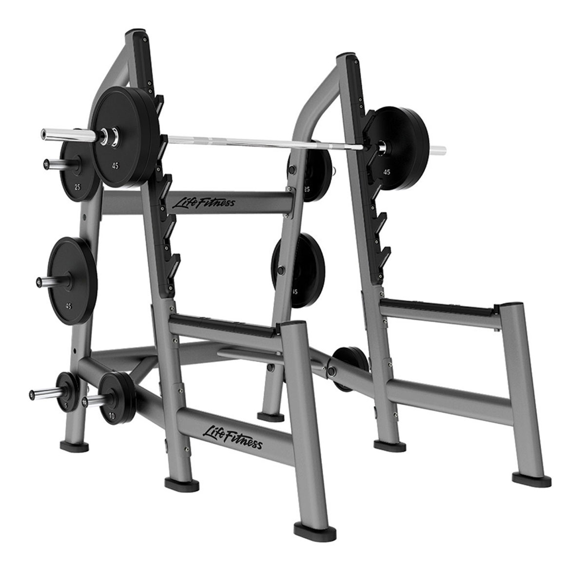 Life Fitness Signature Series Olympic Squat Rack | Used Gym Equipment