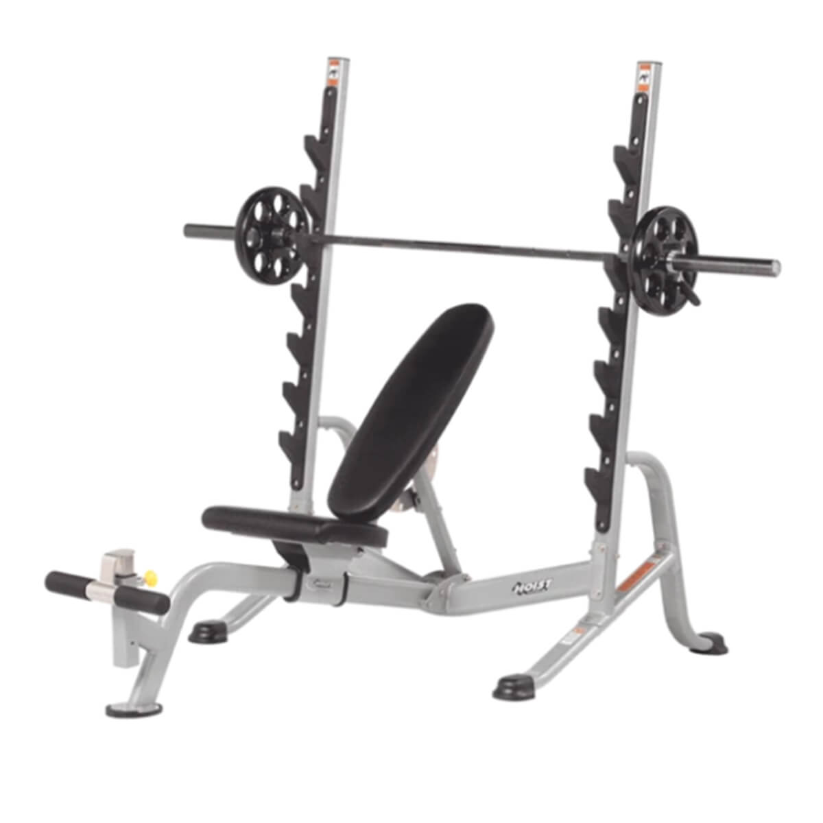 Hoist HF 5170 7 Position F.I.D Olympic Bench | Used Gym Equipment